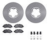 4512-99249 Geospec Brake Rotors w/5000 Advanced Brake Pads Kit & Hardware, 2020-2020 Ford/Lincoln/Mercury/Mazda, Position: Front - image 1