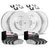 4514-07002 Geospec Brake Rotors w/5000 Advanced Brake Pads Kit & Hardware, 2013-2019 Mopar, Position: Front and Rear - image 1