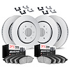 4514-37001 Geospec Brake Rotors w/5000 Advanced Brake Pads Kit & Hardware, 1992-2002 Multiple Makes/Models, Position: Front and