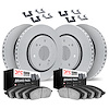 4514-54287 Geospec Brake Rotors w/5000 Advanced Brake Pads Kit & Hardware, 2009-2009 Ford/Lincoln/Mercury/Mazda, Position: Front - image 1
