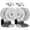 4514-54323 Geospec Brake Rotors w/5000 Advanced Brake Pads Kit & Hardware, Fits Select Ford/Lincoln/Mercury/Mazda, Position: Fro