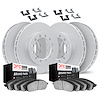 4514-72036 Geospec Brake Rotors w/5000 Advanced Brake Pads Kit & Hardware, 2012-2020 Freightliner, Position: Front and Rear