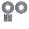4602-02000 Geospec Brake Rotors w/5000 Euro Ceramic Brake Pads Kit, 1965-1976 Porsche, Position: Front - image 1