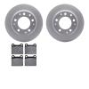4602-02003 Geospec Brake Rotors w/5000 Euro Ceramic Brake Pads Kit, 1969-1983 Porsche, Position: Rear - image 1
