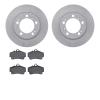 4602-02009 Geospec Brake Rotors w/5000 Euro Ceramic Brake Pads Kit, 1997-2004 Porsche, Position: Rear - image 1