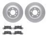 4602-02011 Geospec Brake Rotors w/5000 Euro Ceramic Brake Pads Kit, 2011-2018 Porsche, Position: Rear - image 1