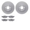 4602-07001 Geospec Brake Rotors w/5000 Euro Ceramic Brake Pads Kit, 2012-2019 Mopar, Position: Front - image 1