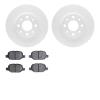 4602-07004 Geospec Brake Rotors w/5000 Euro Ceramic Brake Pads Kit, 2013-2019 Mopar, Position: Rear - image 1
