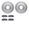 4602-11005 Geospec Brake Rotors w/5000 Euro Ceramic Brake Pads Kit, 2005-2009 Land Rover, Position: Front - image 1