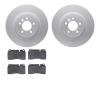 4602-11007 Geospec Brake Rotors w/5000 Euro Ceramic Brake Pads Kit, 2006-2009 Land Rover, Position: Front - image 1