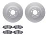4602-11008 Geospec Brake Rotors w/5000 Euro Ceramic Brake Pads Kit, 2010-2017 Land Rover, Position: Front - image 1