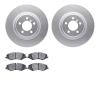 4602-11012 Geospec Brake Rotors w/5000 Euro Ceramic Brake Pads Kit, 2010-2012 Land Rover, Position: Front - image 1