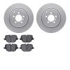 4602-11016 Geospec Brake Rotors w/5000 Euro Ceramic Brake Pads Kit, 2010-2012 Land Rover, Position: Rear - image 1