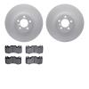 4602-11017 Geospec Brake Rotors w/5000 Euro Ceramic Brake Pads Kit, 2010-2012 Land Rover, Position: Front - image 1