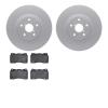 4602-13004 Geospec Brake Rotors w/5000 Euro Ceramic Brake Pads Kit, 2005-2020 Subaru, Position: Front - image 1