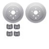 4602-13007 Geospec Brake Rotors w/5000 Euro Ceramic Brake Pads Kit, 2008-2020 Subaru, Position: Rear - image 1