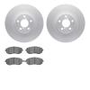 4602-13009 Geospec Brake Rotors w/5000 Euro Ceramic Brake Pads Kit, 2002-2008 GM, Position: Front - image 1