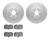 4602-13010 Geospec Brake Rotors w/5000 Euro Ceramic Brake Pads Kit, 2006-2007 Subaru, Position: Front - image 1