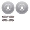 4602-13012 Geospec Brake Rotors w/5000 Euro Ceramic Brake Pads Kit, 2006-2021 Subaru, Position: Front - image 1