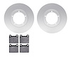 4602-13140 Geospec Brake Rotors w/5000 Euro Ceramic Brake Pads Kit, 1967-1977 Porsche, Position: Front