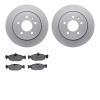 4602-20001 Geospec Brake Rotors w/5000 Euro Ceramic Brake Pads Kit, 1997-2006 Jaguar, Position: Rear - image 1