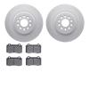 4602-20008 Geospec Brake Rotors w/5000 Euro Ceramic Brake Pads Kit, 2003-2005 Jaguar, Position: Rear - image 1