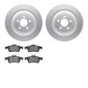 4602-20010 Geospec Brake Rotors w/5000 Euro Ceramic Brake Pads Kit, 2006-2015 Jaguar, Position: Rear - image 1