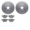 4602-20012 Geospec Brake Rotors w/5000 Euro Ceramic Brake Pads Kit, 2006-2019 Jaguar, Position: Front