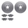 4602-20013 Geospec Brake Rotors w/5000 Euro Ceramic Brake Pads Kit, 2013-2015 Jaguar, Position: Front - image 1