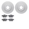 4602-20015 Geospec Brake Rotors w/5000 Euro Ceramic Brake Pads Kit, 2006-2008 Jaguar, Position: Front - image 1