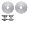 4602-20016 Geospec Brake Rotors w/5000 Euro Ceramic Brake Pads Kit, Fits Select Jaguar, Position: Front - image 1