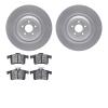 4602-20017 Geospec Brake Rotors w/5000 Euro Ceramic Brake Pads Kit, 2010-2017 Jaguar, Position: Rear - image 1