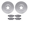 4602-20021 Geospec Brake Rotors w/5000 Euro Ceramic Brake Pads Kit, 2003-2005 Jaguar, Position: Front