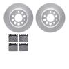 4602-27001 Geospec Brake Rotors w/5000 Euro Ceramic Brake Pads Kit, 1974-1997 Volvo, Position: Rear - image 1