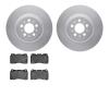 4602-27012 Geospec Brake Rotors w/5000 Euro Ceramic Brake Pads Kit, 2004-2007 Volvo, Position: Front - image 1