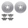 4602-27018 Geospec Brake Rotors w/5000 Euro Ceramic Brake Pads Kit, 2007-2016 Volvo, Position: Front - image 1