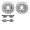 4602-27020 Geospec Brake Rotors w/5000 Euro Ceramic Brake Pads Kit, 2003-2009 Volvo, Position: Front - image 1