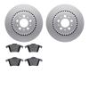4602-27021 Geospec Brake Rotors w/5000 Euro Ceramic Brake Pads Kit, 2003-2014 Volvo, Position: Rear - image 1