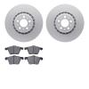 4602-27022 Geospec Brake Rotors w/5000 Euro Ceramic Brake Pads Kit, 2003-2009 Volvo, Position: Front - image 1