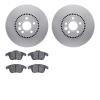 4602-27025 Geospec Brake Rotors w/5000 Euro Ceramic Brake Pads Kit, 2008-2015 Land Rover, Position: Front - image 1