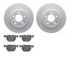 4602-31008 Geospec Brake Rotors w/5000 Euro Ceramic Brake Pads Kit, 1991-2001 BMW, Position: Rear