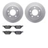 4602-31010 Geospec Brake Rotors w/5000 Euro Ceramic Brake Pads Kit, 1995-1999 BMW, Position: Rear