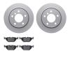 4602-31012 Geospec Brake Rotors w/5000 Euro Ceramic Brake Pads Kit, 1996-2005 BMW, Position: Rear - image 1
