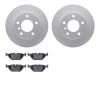4602-31026 Geospec Brake Rotors w/5000 Euro Ceramic Brake Pads Kit, 2003-2006 BMW, Position: Rear - image 1