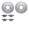 4602-31032 Geospec Brake Rotors w/5000 Euro Ceramic Brake Pads Kit, 2004-2010 BMW, Position: Front - image 1