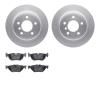 4602-31041 Geospec Brake Rotors w/5000 Euro Ceramic Brake Pads Kit, 2006-2015 BMW, Position: Rear - image 1