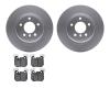 4602-31049 Geospec Brake Rotors w/5000 Euro Ceramic Brake Pads Kit, 2008-2013 BMW, Position: Rear - image 1
