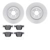 4602-31050 Geospec Brake Rotors w/5000 Euro Ceramic Brake Pads Kit, 2009-2017 BMW, Position: Rear - image 1