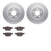 4602-31056 Geospec Brake Rotors w/5000 Euro Ceramic Brake Pads Kit, 2011-2016 BMW, Position: Front - image 1