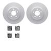 4602-31067 Geospec Brake Rotors w/5000 Euro Ceramic Brake Pads Kit, 2013-2021 BMW, Position: Rear